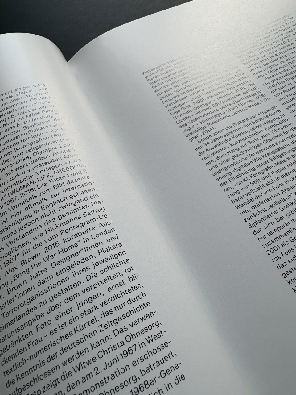 Fons Hickmann, Posters — Now and Then