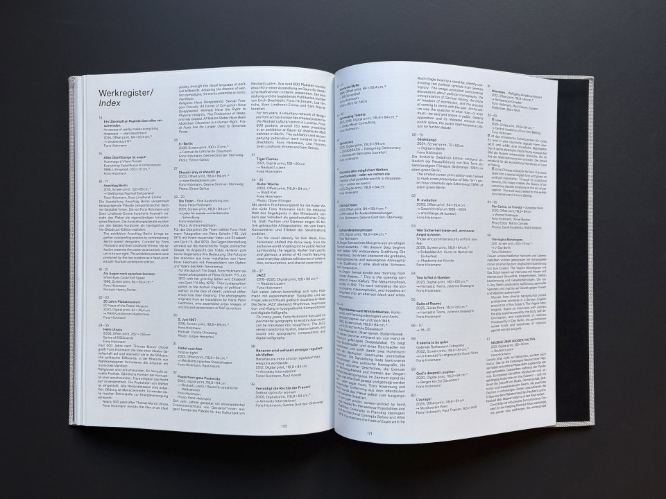 Fons Hickmann, Posters — Now and Then