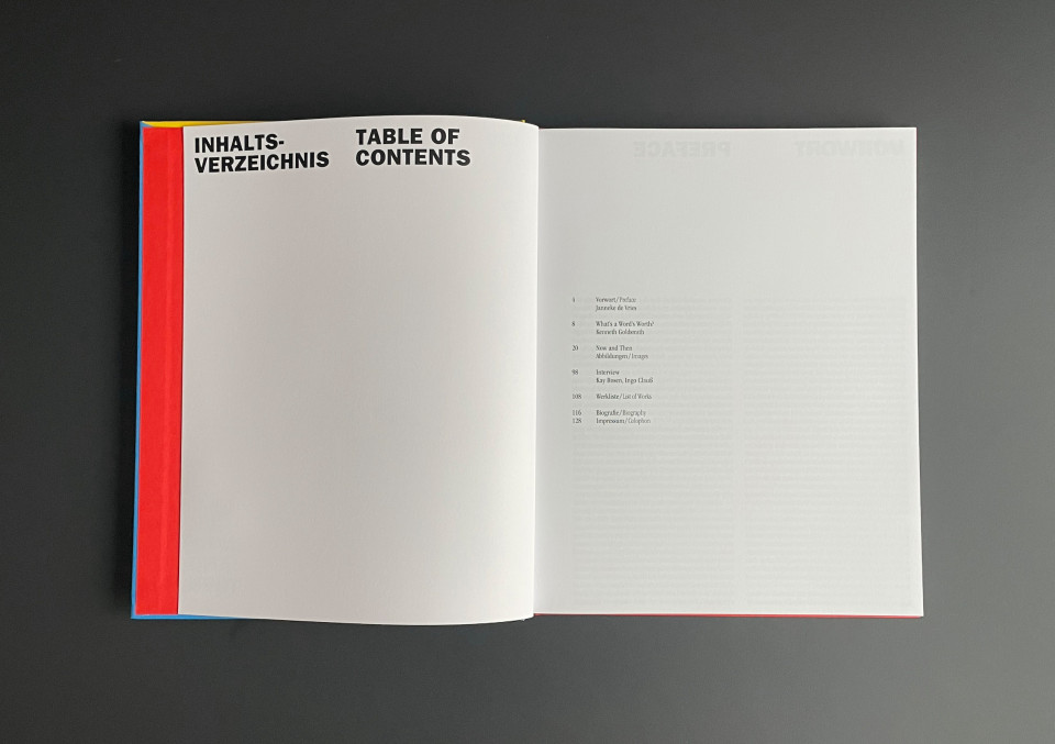 Kay Rosen. NOW AND THEN Publication