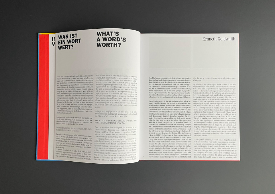 Kay Rosen. NOW AND THEN Publication