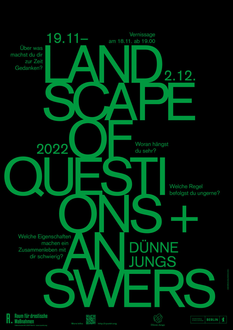 Landscape of Questions + Answers