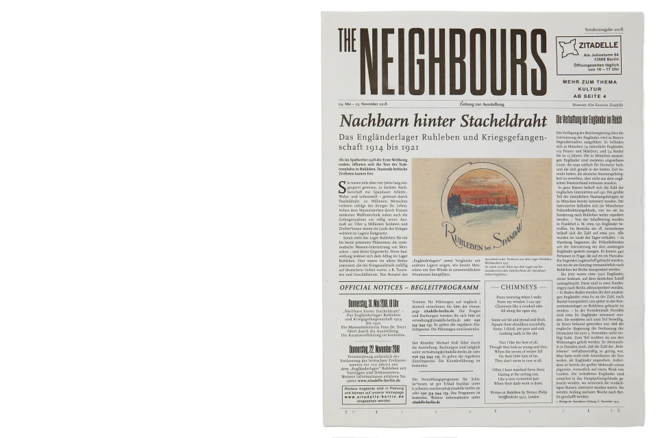 Nachbarn hinter Stacheldraht