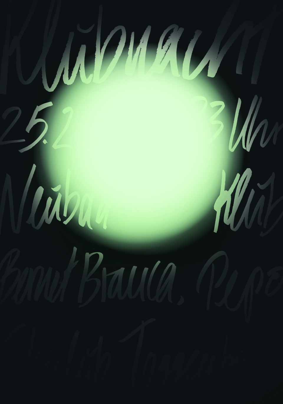 Neubad Klubnacht Screenprint Edition